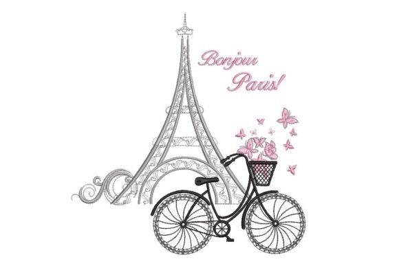 Bicycle and Eiffel Tower: A Parisian Embroidery Review