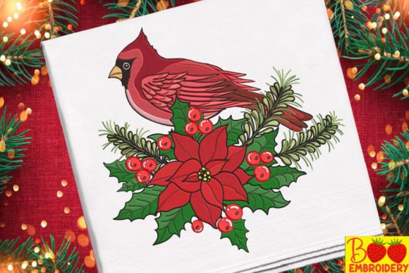 Bird Cardinal and Flower Christmas: A Designer’s Review