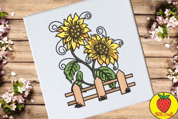 Reviewing Sunflowers by the Fence for Real Stitching